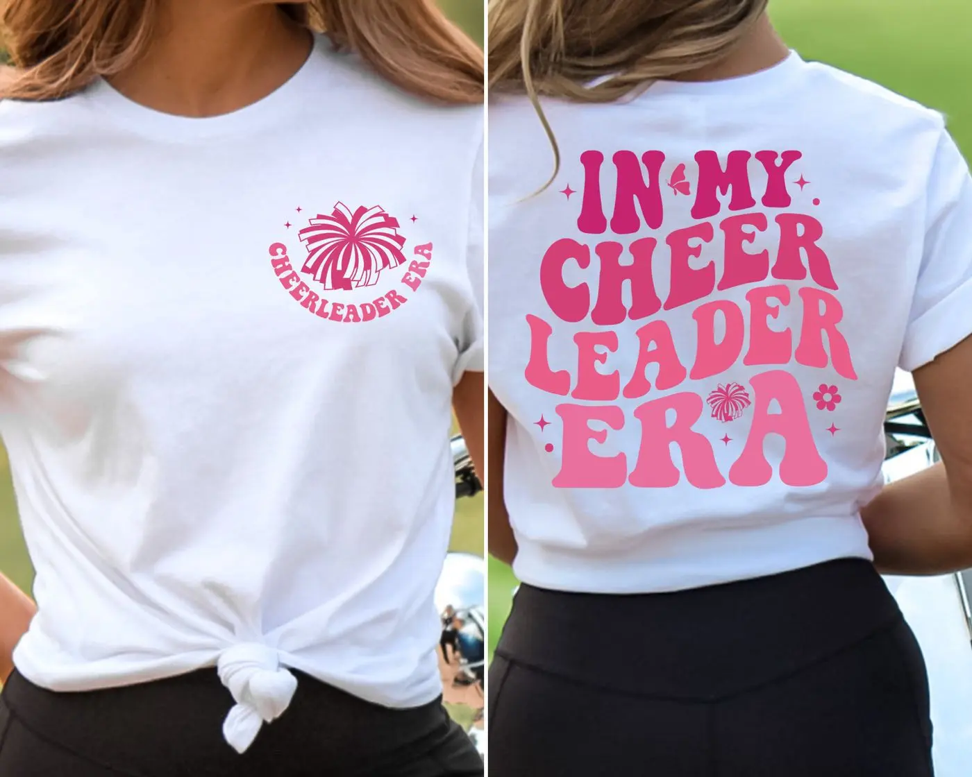 In My Cheerleader Era Shirt, Custom Name Cheerleader Shirt, Back To School Kids Tee, Custom Cheer Shirt, Cheerleader Gift Shirt, Dance Shirt
