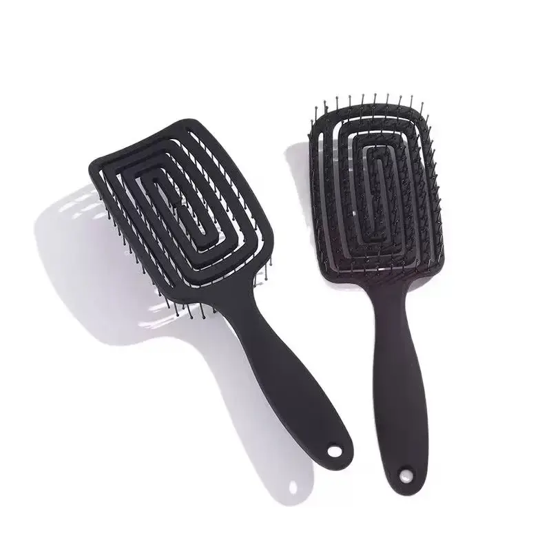 Women's Air Cushion Hair Comb - Mosquito Incense Rib Design, Fluffy High Skull Top Styling Tool, Massage Function for Long Curly Hair, Hairdressing Accessory