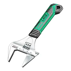 LAOA Wide Jaw Adjustable Wrench Multi-Function Adjustable Spanner CRV Plumbing Wrench Adjustable Spud Wrench