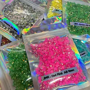 4mm Jelly Resin AB Rhinestones