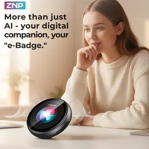 ZNP Z01 New AI Companion Intercom - Multilingual Interactive Smart Audio Wireless Translation Device with HD LED Touchscreen, 60-Language Real-Time Translation, Anytime Voice Companionship, Multilingual Interactive Speakers, Smart Audio Speakers