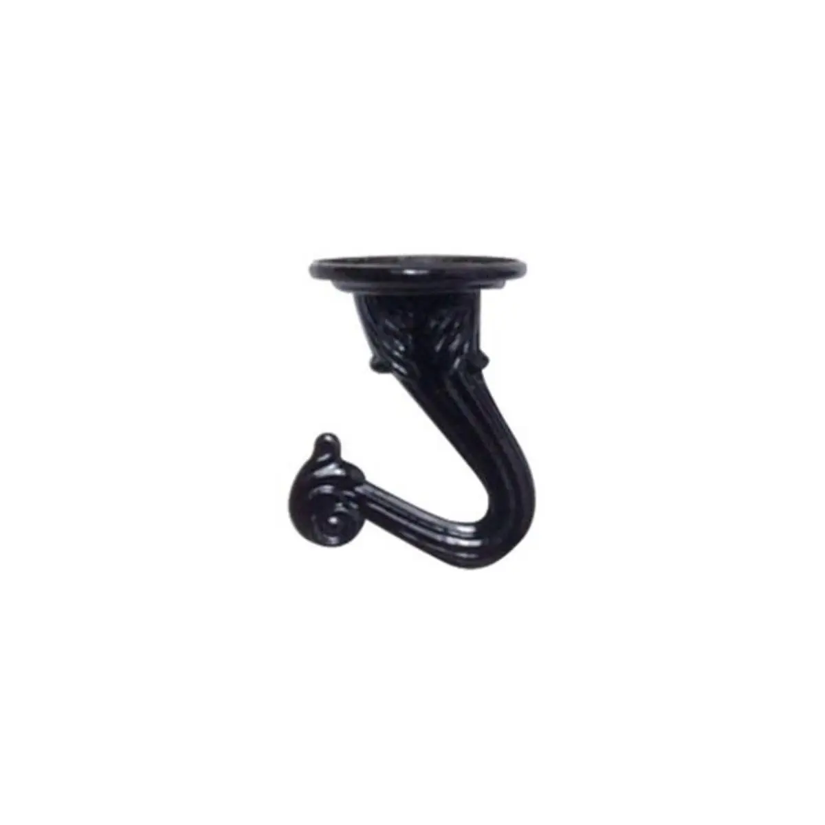 Panacea Products Modern Swag Plant Hook Set, Black - Pack of 2