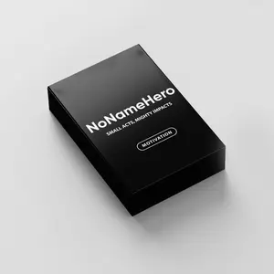 NoNameHero 50 Motivational Quote Cards – Inspiring & Uplifting Messages for Acts of Kindness