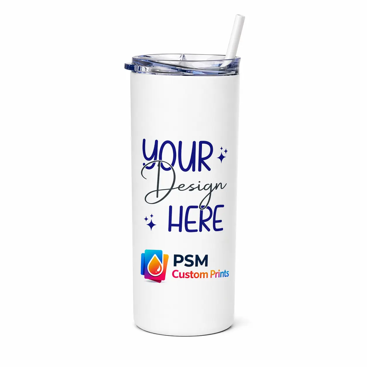 Custom 20oz a 40oz Sublimation Tumbler Personalized Photo Cup with Straw, Gift Isea