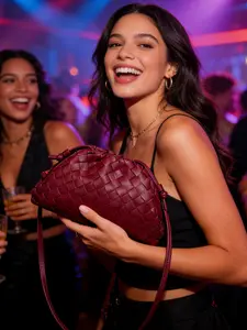 2026 New Korean Fashion Woven Clutch Bag, Cloud Dumpling Purse, Spring Summer Trendy Commuter Shoulder Crossbody Bag, Elegant Evening Bag