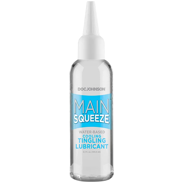 Main squeeze cooling tingling water based lubricant 3.4 oz