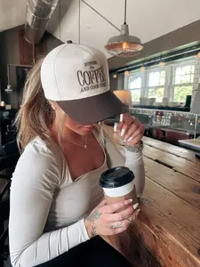 Runnin' on Coffee & Good Vibes Trucker Hat