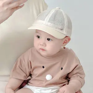 Breathable Mesh Baseball Cap for Toddlers, Lightweight Summer Sun Hat, Cute Unisex Outdoor Headwear Suitable for 6–24 Months Kids