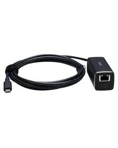 OBSBOT USB-C to Ethernet Adapter, 10 100 Mbps, Power Over Ethernet (PoE) Support, Dual Ethernet and USB-C Interface, Compatible Tail Air, MacBook, PC, etc.