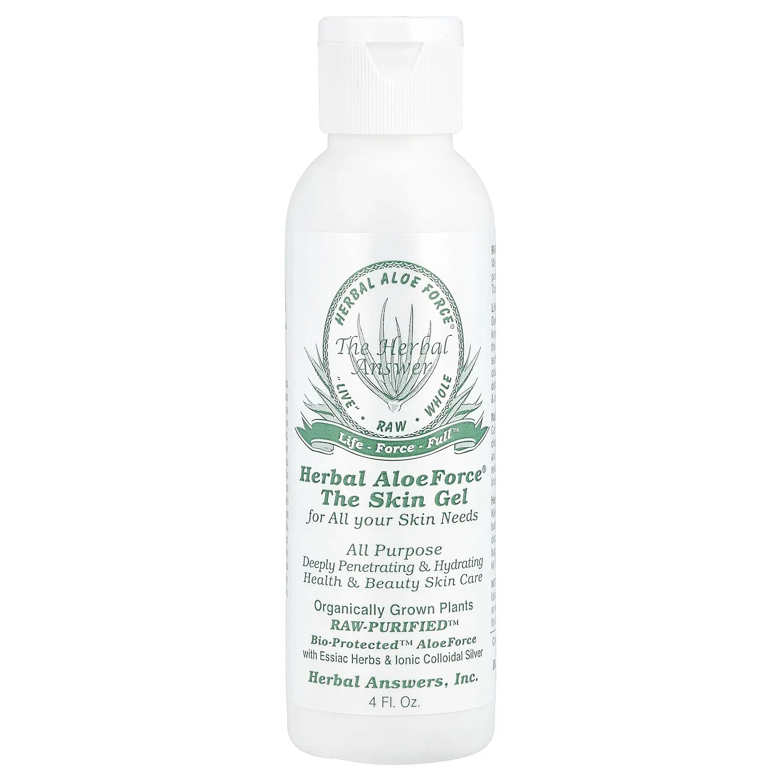 Herbal Answers Herbal Aloe Force®, The Skin Gel, 4 fl oz