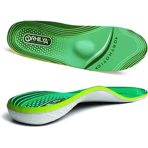 220lbs+ High Arch Support Insert Plantar Fasciitis Relief Metatarsal Pain Orthotic Insole for Men & Women Standing All Day, Flat Feet Heel Comfort Work Boot Shoe Inserts