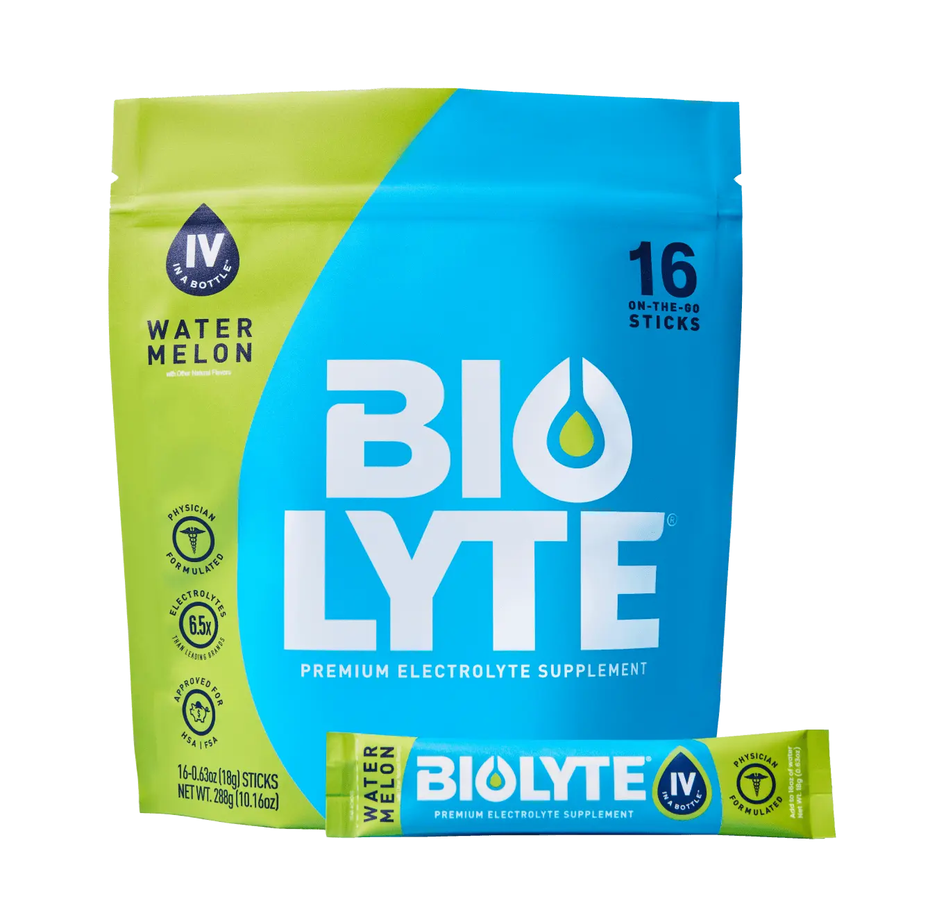 BIOLYTE WATERMELON - ON THE GO - 16 STICKS