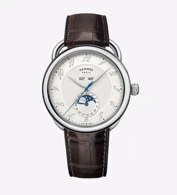 Hermes Arceau W036756WW00 Stainless Steel 43mm Automatic Watch