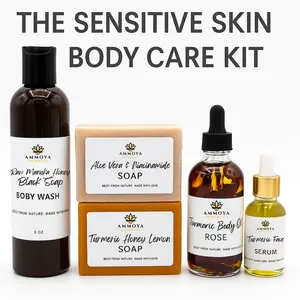Sensitive Skin Face and Body Care 5 Piece Kit