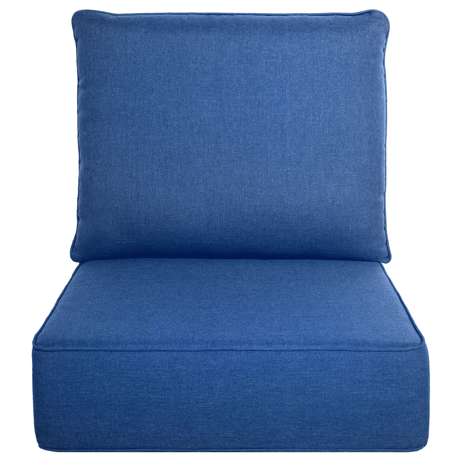 Belord Luxury 6" Thick Outdoor Cushion Set - 22 x24 Inch 28D Sponge Filling Fade-Resistant Chair Cushion, Furniture cushion, Soft Cushion, Spill Proof Removable Patio Furniture Replacement Cushion for Sofa Bench Swing,