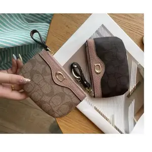 New Fashion Trendy Wallet Women Printed Multifunctional Credit Card Holder Zipper Coin Purse Key Bag Mini Storage Bag
