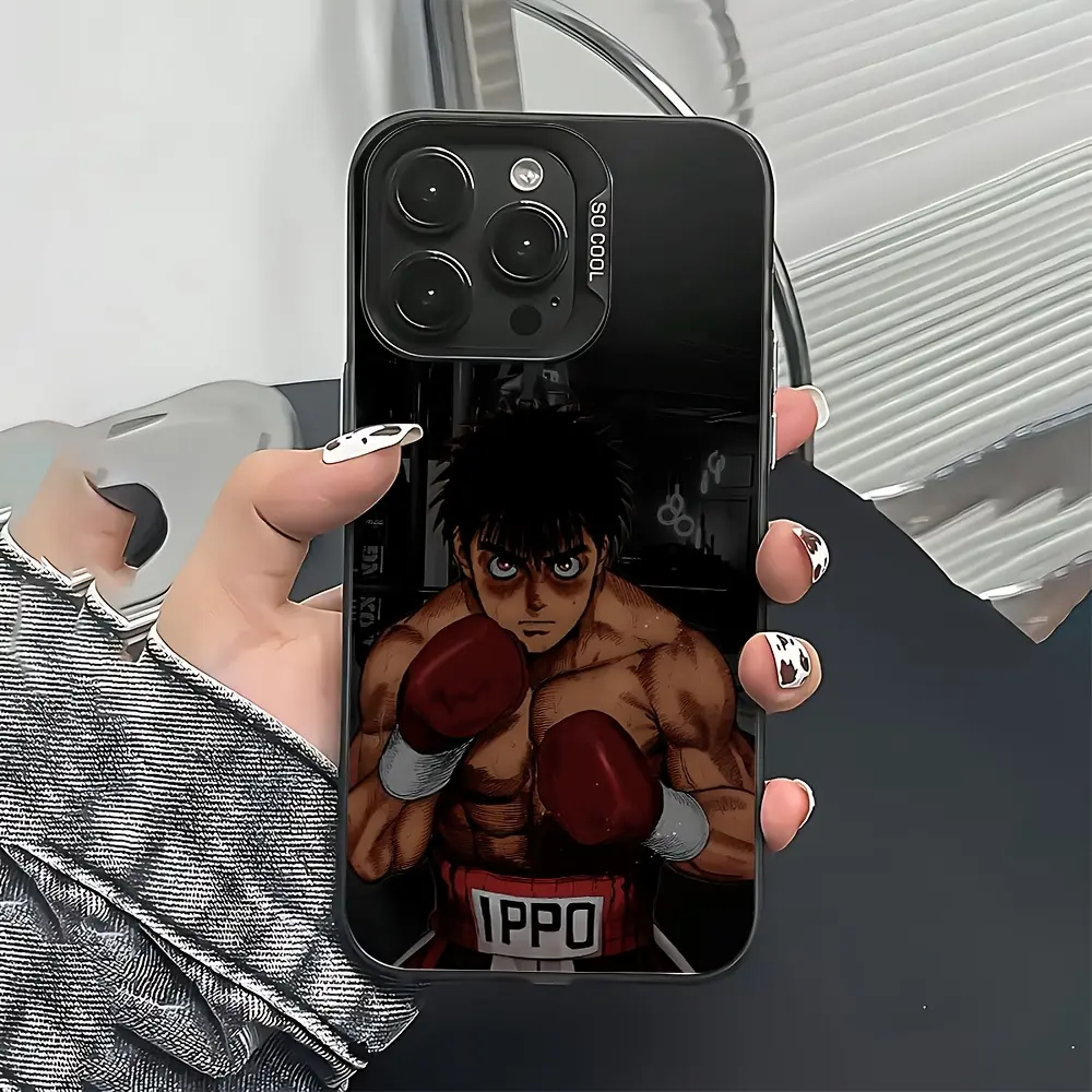 cool anime H-Hajime no I-Ippo Phone Case Compatible with iPhone 17/16/15/14/13/12/11/Pro/ProMax/Plus/17Air/Xsmax/16E, for Samsung S25/S24/S23/S22, Anti-Drop Matte Back Cover, Shockproof Cover, Daily Use , Uv Printed, Creative Design gift for Christmas