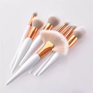 Fluffy White Clouds Makeup Brush Set