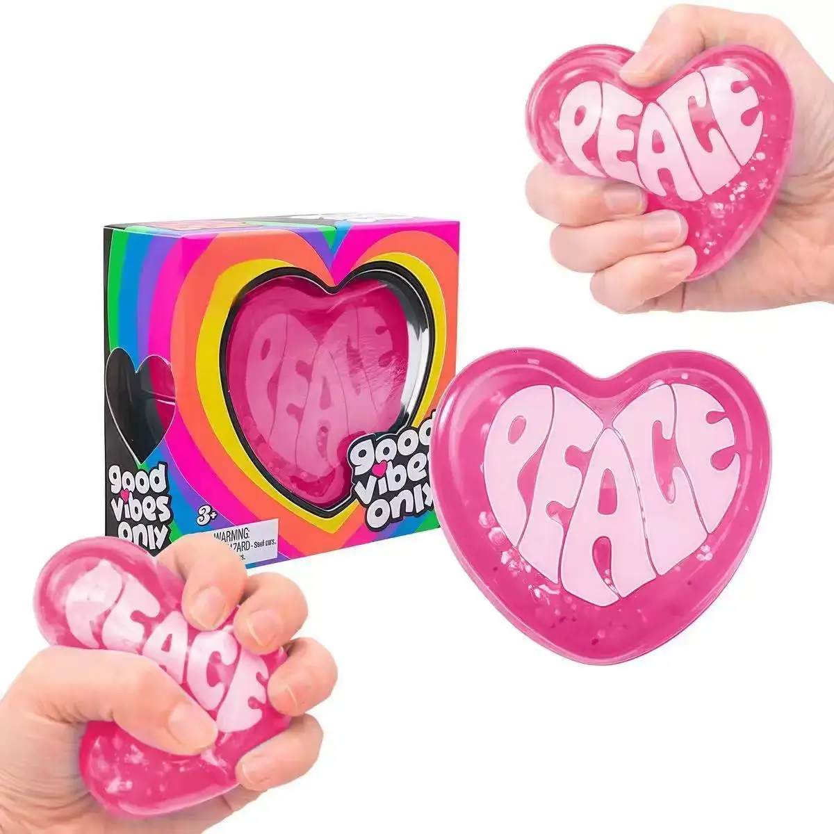 Nee DohLove Pink Hug Happy Toy