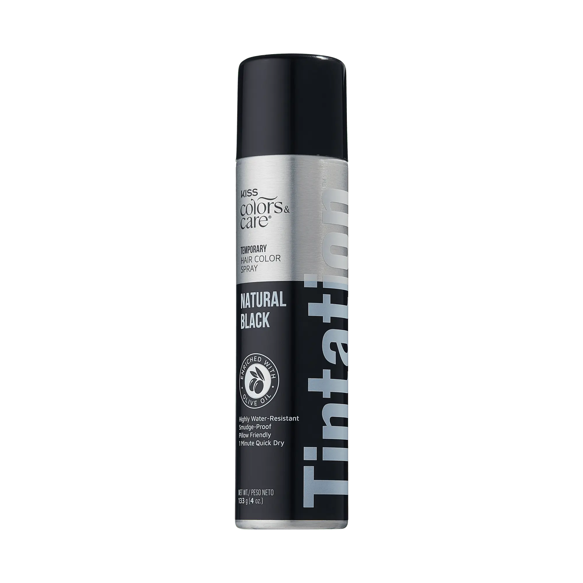 Kiss Colors & Care Tintation Spray - Natural Black
