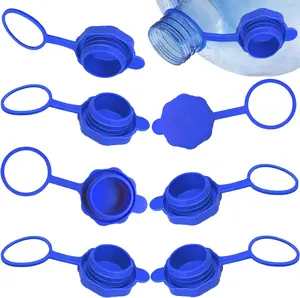【8 PCS】3 & 5 Gallon Water Jug Cap, Reusable Replacement Cap, Upgrade Non Spill Bottle Caps Fits 55mm Water Jug (8) Cover Drinkware Silicone Indoor Kettle Plastic Cup Lids Tumbler Mug Tumbler Tumbler Mug Disposable Set Disposable Set Disposable  Set