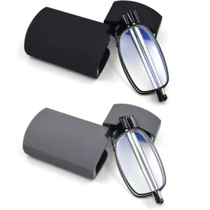 2 Pack Foldable Reading Glasses for Women Man, Blue Light Blocking, Anti UV Glare,  Compact Readers