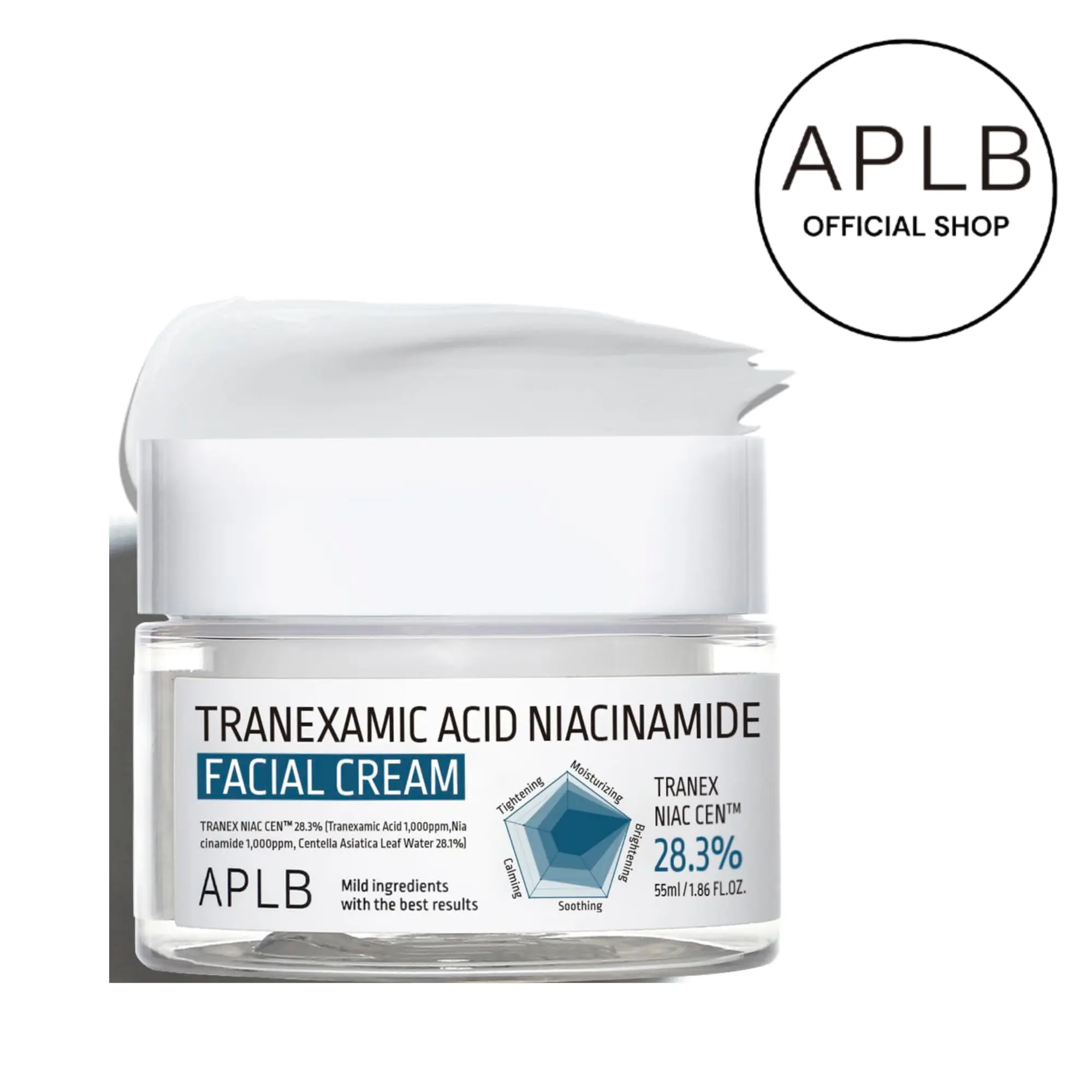[APLB Official] APLB TRANEXAMIC ACID NIACINAMIDE FACIAL CREAM 55ml