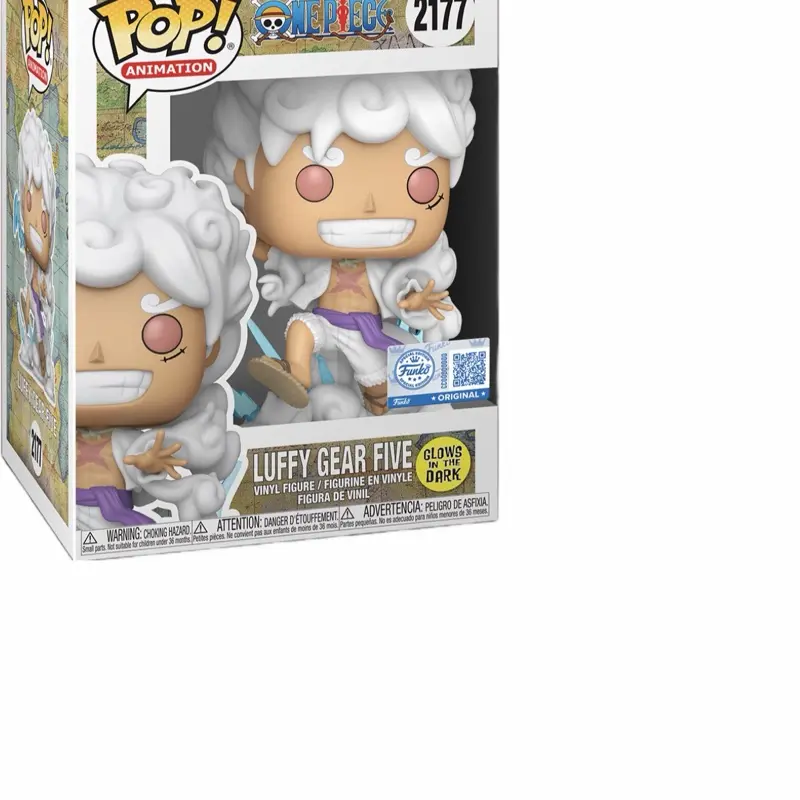 Funko POP! Animation One Piece Monkey D. Luffy Gear Five 5.3-in Glow-in-the-Dark Vinyl Figure GameStop Exclusive, Anime Design