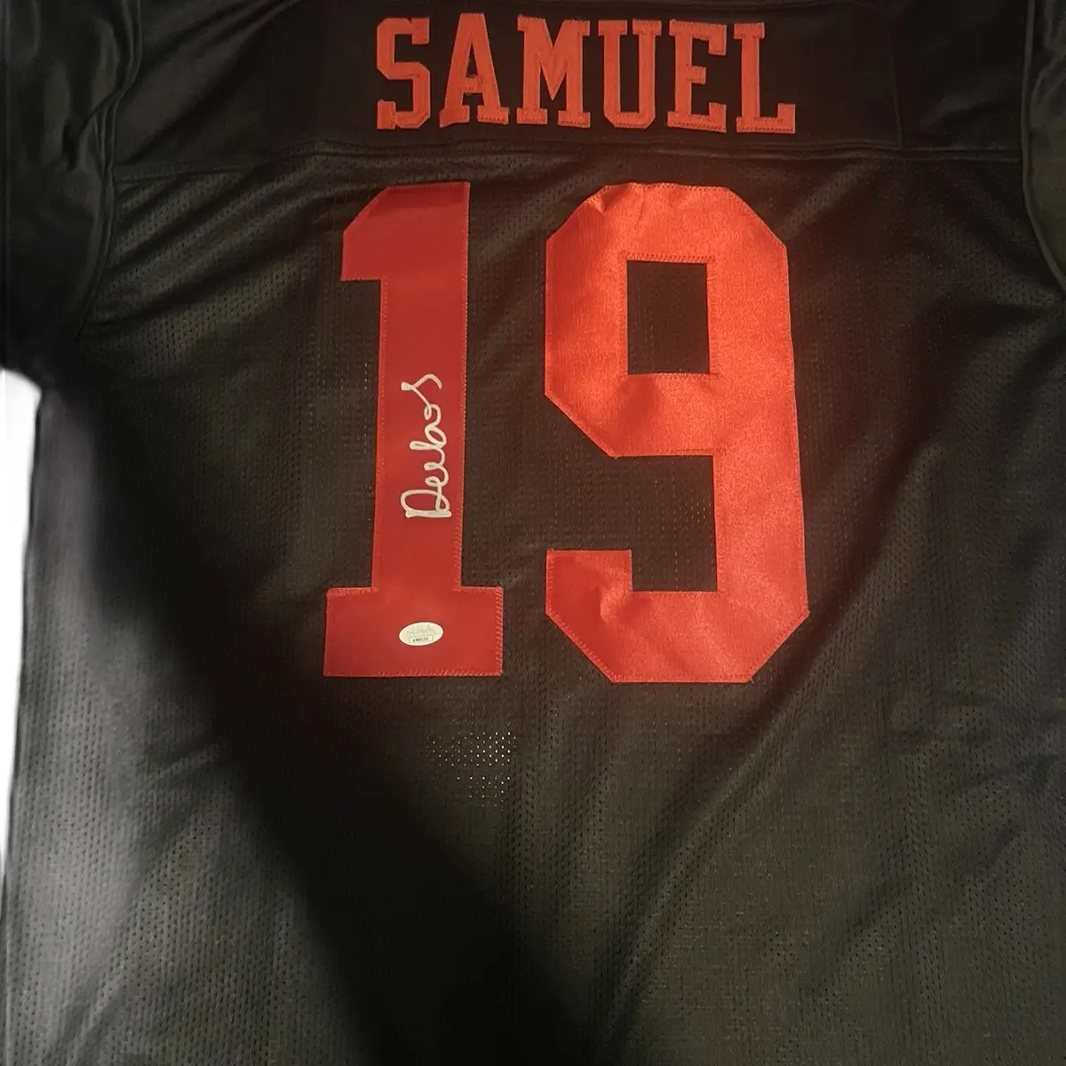 Deebo Samuels PSA certified signed custom jersey east