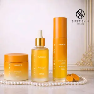 Turmeric Glow Trio Set – Face Cream, Serum & Body Oil