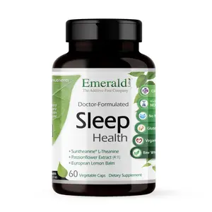 Emerald Labs - Sleep Health - Dietary Supplement with Melatonin, Passionflower Extract, Lemon Balm, and L-Theanine for Healthy Sleep and Nighttime Relaxation - 60 Vegetable Capsules