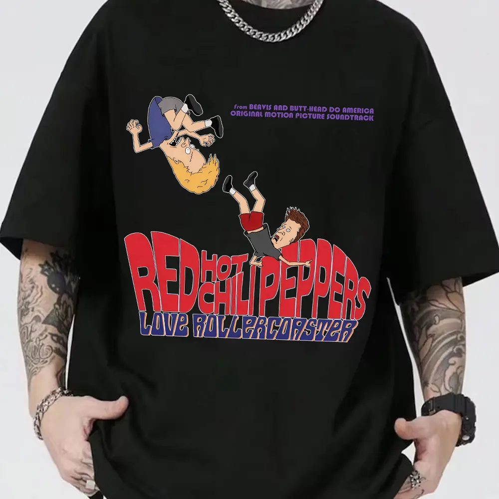 Beavis RHCP TShirt Sweatshirt Hoodie, Rock Band Tee, Cool Graphic Tee