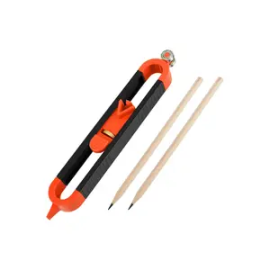 1 Pack Precise Contour Scribe Tool with 2 Pencil, Upgrade Contour Measuring Tool with Adjustable Lock for Woodworking Finish Carpenter, DIY Handyman, Construction