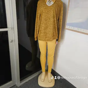 Janelle Mustard High Waist Leggings & Sweater Set