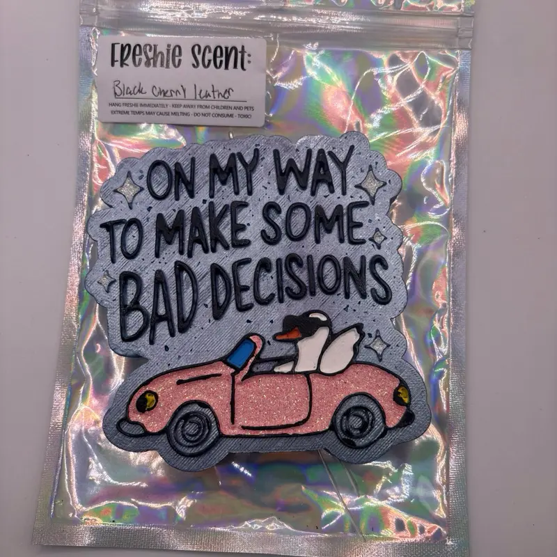 Summer themed car freshies