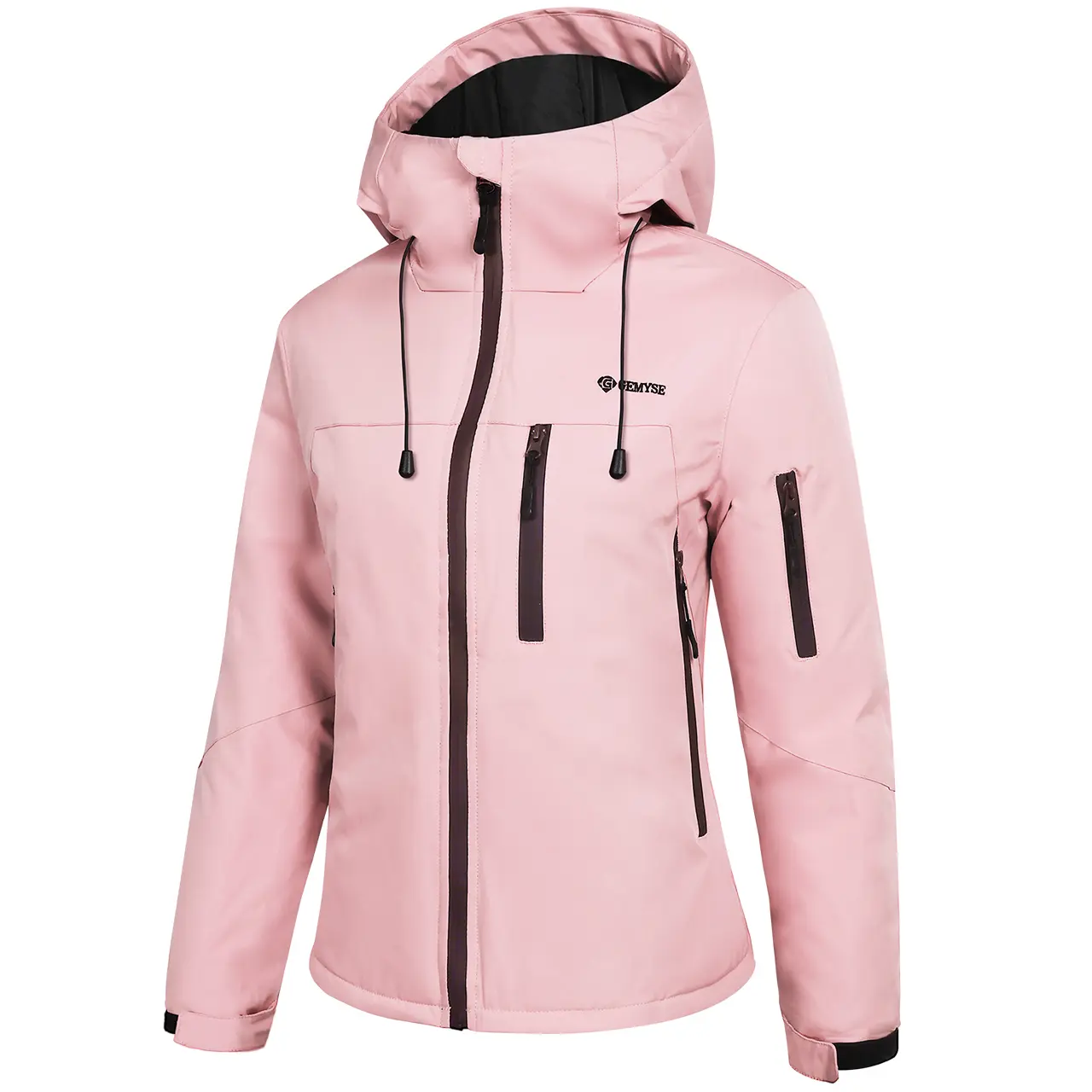 GEMYSE Women's Ski Jacket Warm Winter Snow Coat Waterproof Mountain Windbreaker Jacket for Snowboarding Hiking