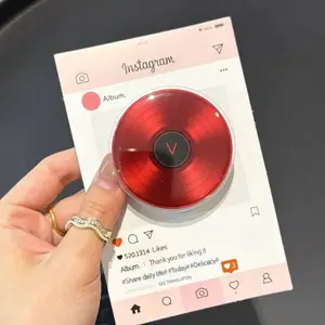 BTAN "Arirang" Standard Vinyl Magnetic Phone Grip, Aesthetic K-Pop Fan Magsafe Kickstand, Trendy Retro Split GO Version Selection Gift