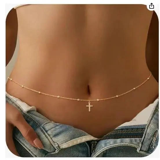 Golden Rice Bead Cross