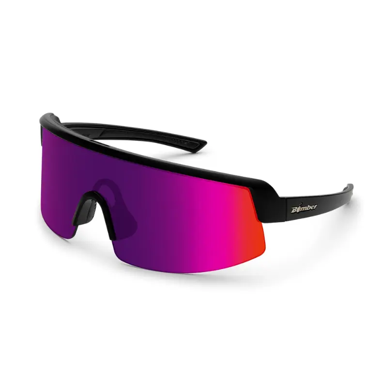 Bomber - Rippa Z87+ Polarized Black Matte/Pink Mirror Polarized