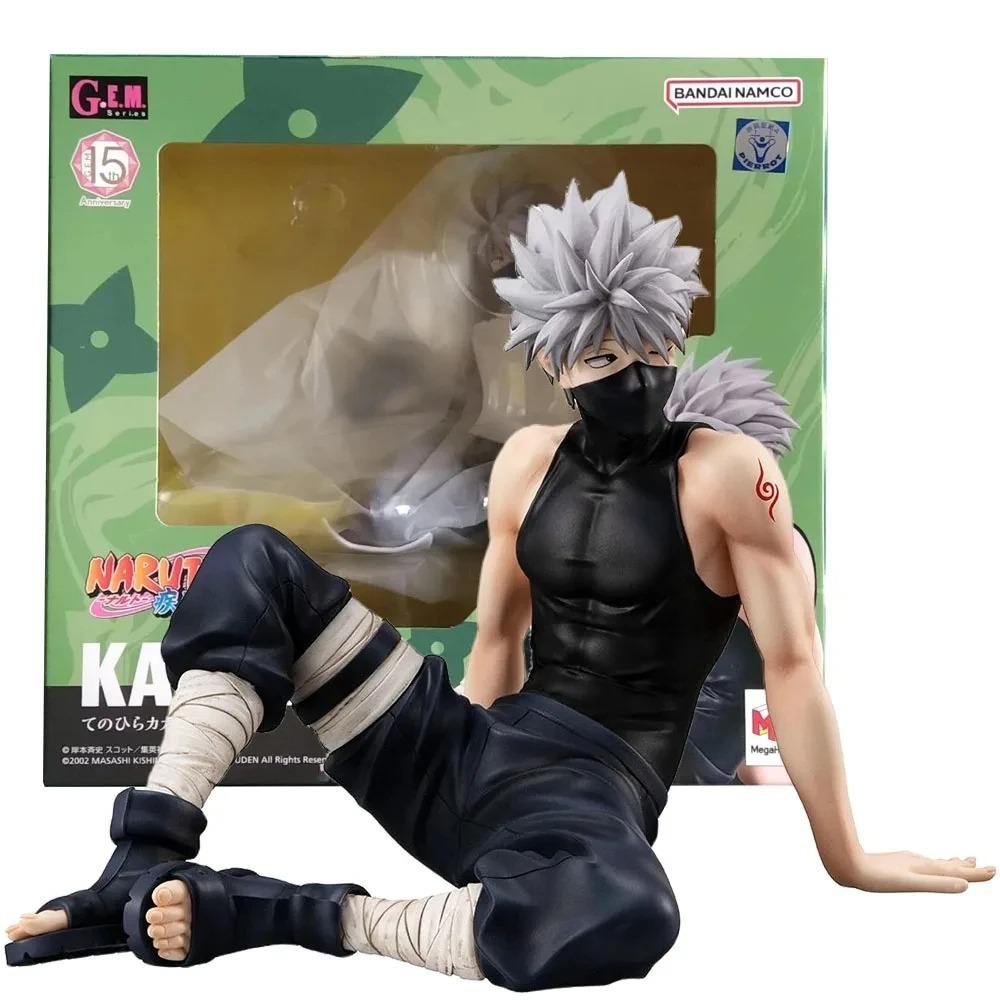 9cm Anime Hatake Kakashi Figure Sitting Posture Stars PVC Collection Model Birthday Gifts Ornaments Toys no box