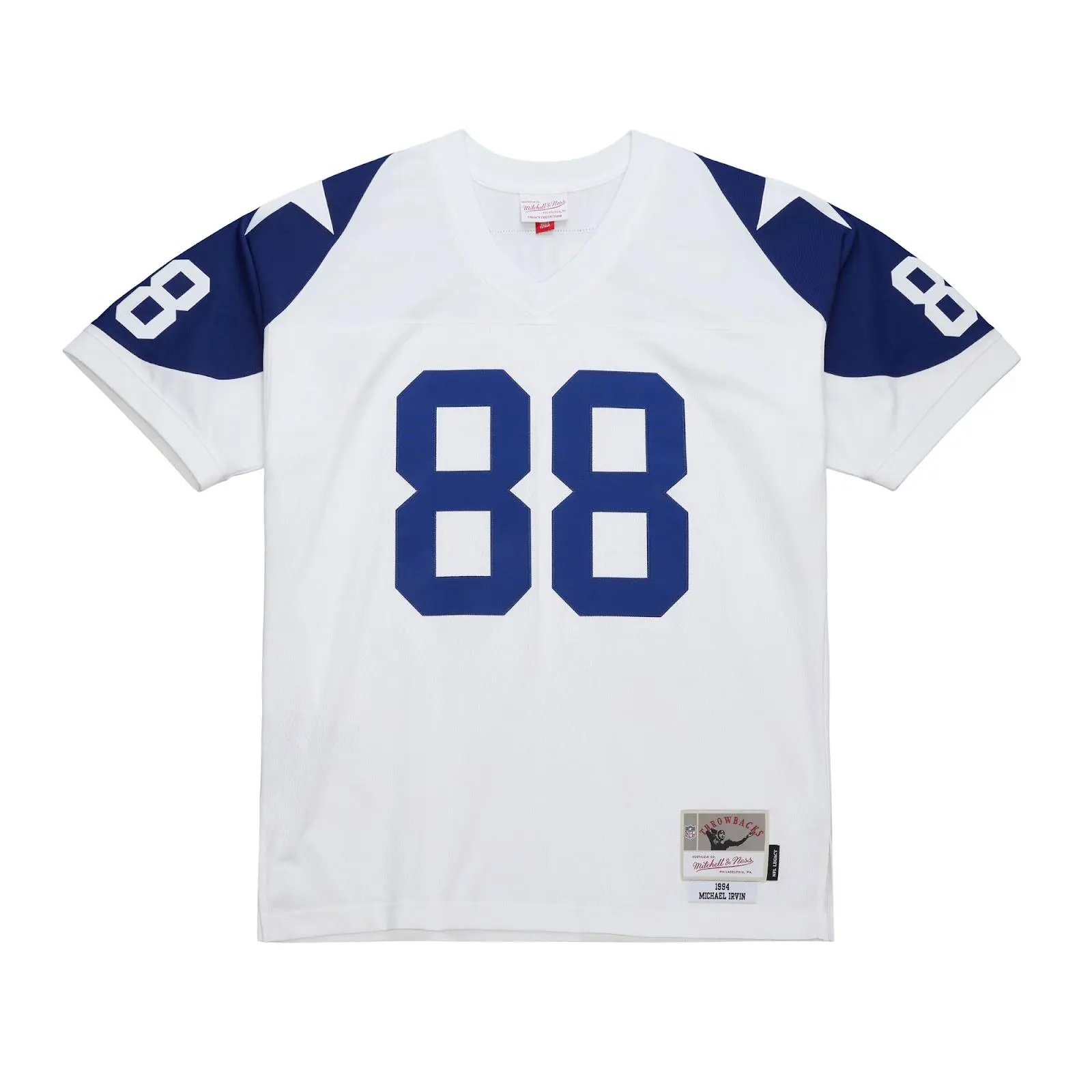 Michael Irvin Dallas Cowboys 1994 White Legacy Jersey NFL Throwback Mitchell & Ness