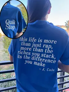 J Cole Dreamville The Fall Off Quikstop Lyrics Graphic Shirt
