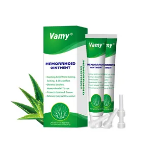 VAMY Organic Aloe Soothe Hemorrhoid Cream-Gel 1.4oz - Lidocaine & Phenylephrine for Pain/Swelling/Itching Relief Acne Sensitive Skin Repair Skin Repair Naturals Healing Healthcare Therapy Therapeutic Aloevera Moisturizers Treatment Nature beef tallow skin