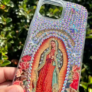 Virgen de Guadalupe phone case (Diamantes)