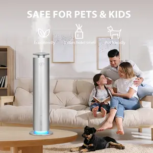 Family Choice 5 Star Hotel Smell Eco-friendly Safe Home Aroma Oil Scent Diffuser with Ambient Lights for Child & Pet