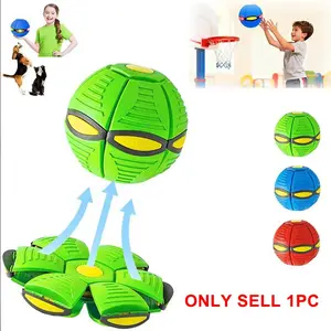 Kids Bouncing Ball, Magic Flying Saucer Deformable Ball, Super Elastic, Anti‑crushing & Anti‑drop, Interactive Entertainment Ball, Ideal for Parent‑child Interaction and Multiple Scenarios, Flying Orb Ball