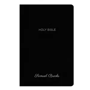 Custom NKJV Black Standard Size Personalized Holy Bible Small Print - Tiktok