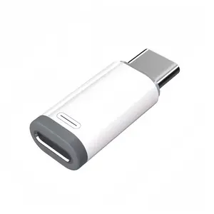 Lightning Female To USB C Male Adapter, 1/2/4 Pack, For IPhone 15/16/17 Pro Max/Plus, Galaxy S24, IPad Air, IPhone To USB C Charging Adapter, NOT For Audio/OTG