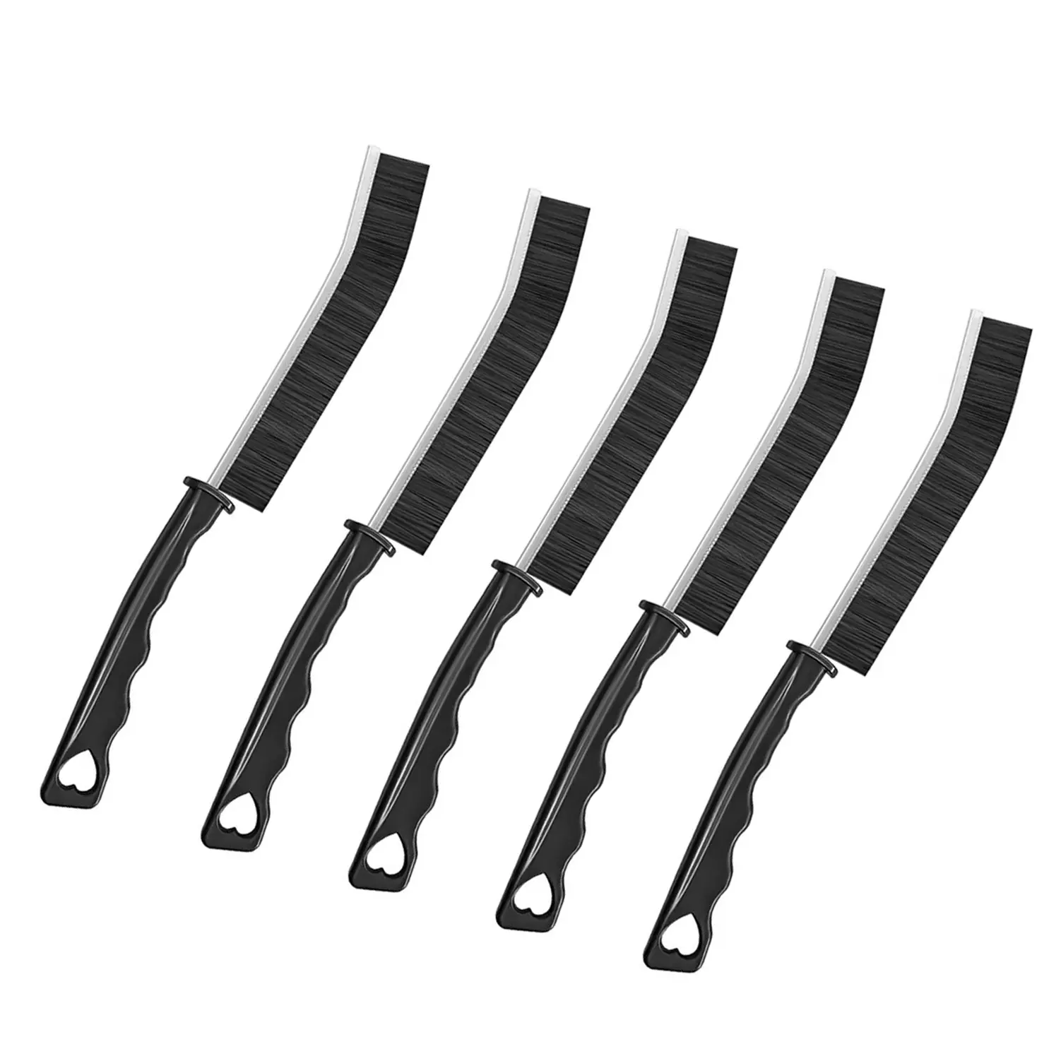 5 Pcs Crevice Cleaning brush，Hard Bristle Gap Brush，for Bathroom Household Kitchen Tiles Window Crevice Cleaning，Spring Cleaning Tool Hardware Home Diy Tool