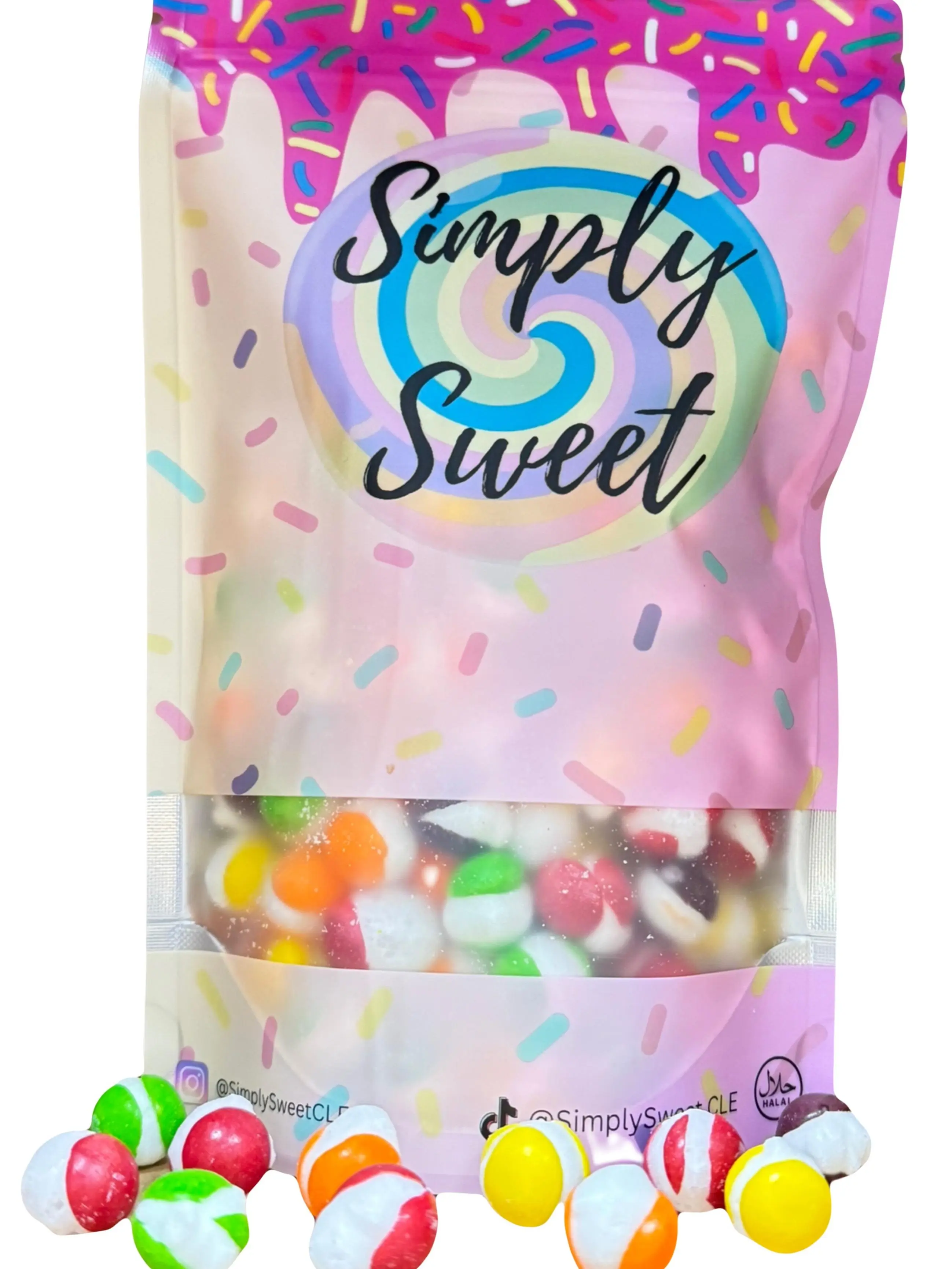 Simply Sweet CLE Full-Size Candies, Snack Bites with Lemon Flavor Option, Pick & Choose Variety